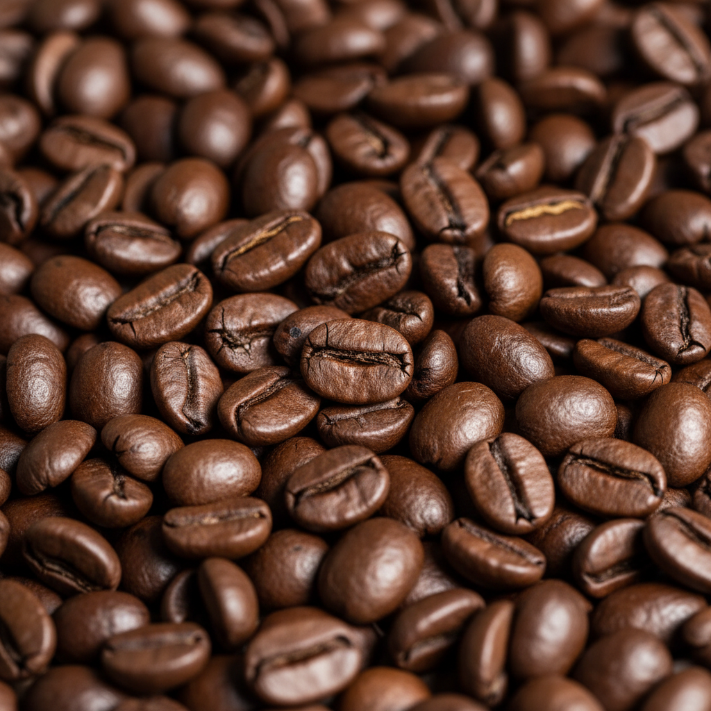 Granos de café selecto de alta calidad