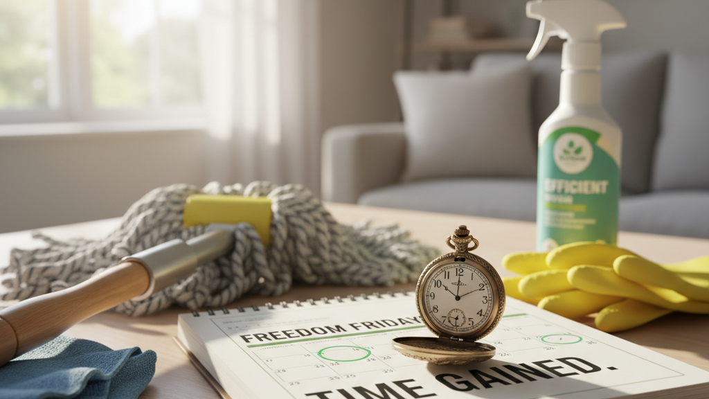 Ahorro de tiempo con empresa de limpieza