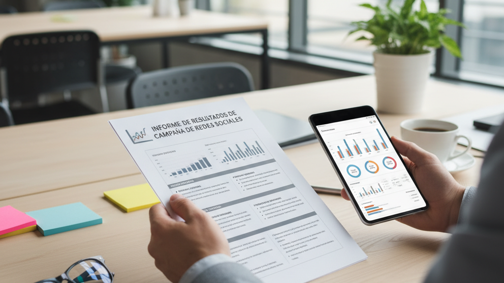 informe de resultados de campañas de redes sociales