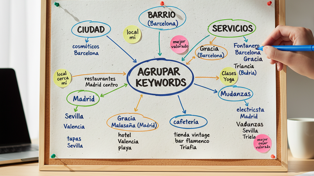 Palabras clave SEO local 2026