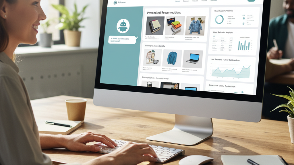 Ilustración IA en sitios web