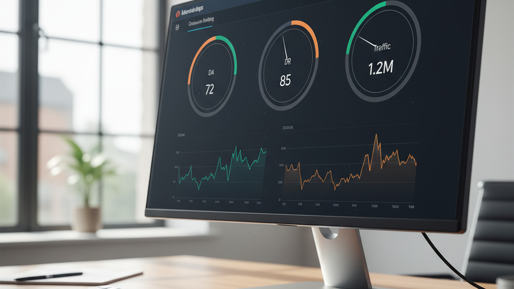 Dashboard de autoridad de dominio Dashboard de autoridad de dominio