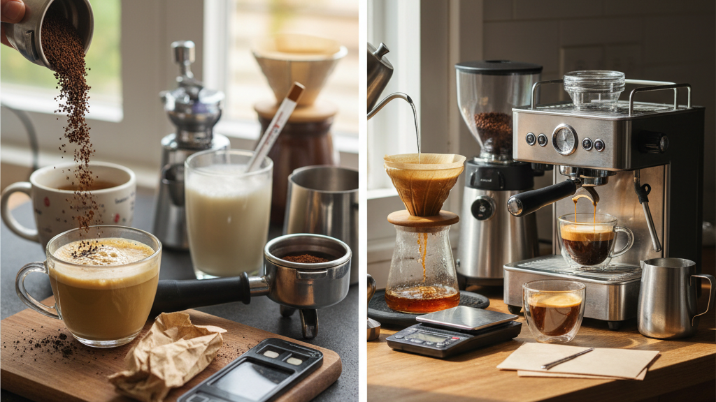 Errores comunes al preparar café de especialidad