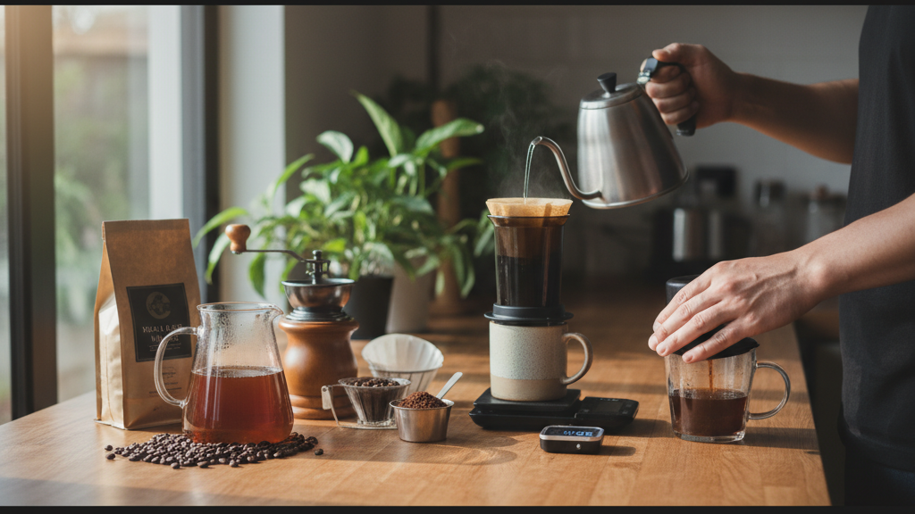 Preparación con Aeropress