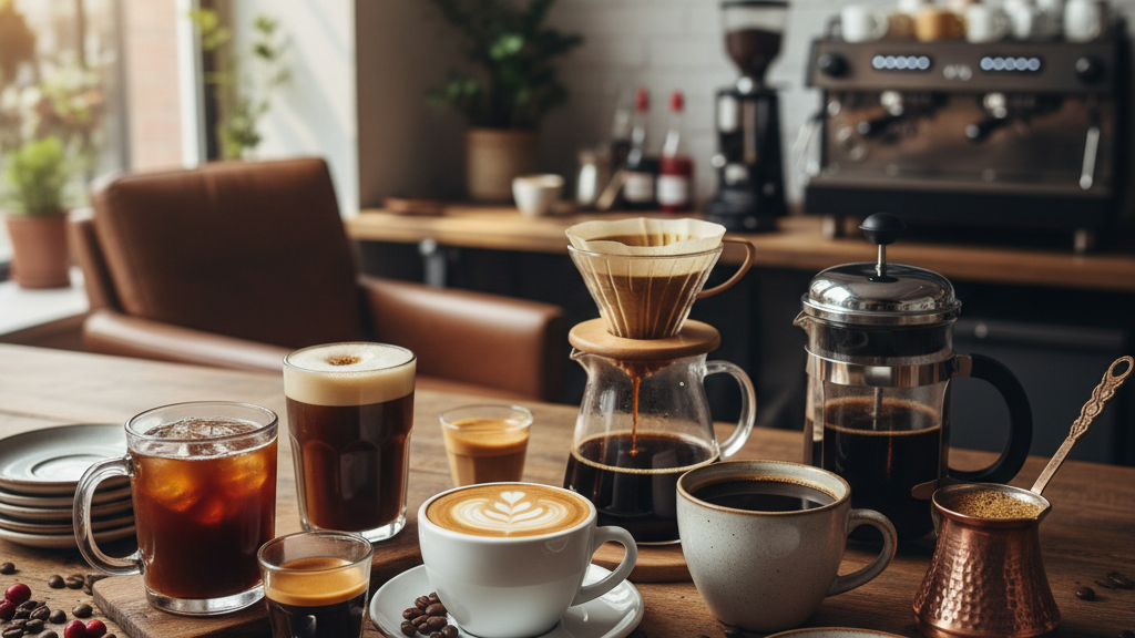 Tipos de café y preparaciones