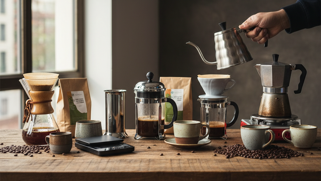 Métodos de preparación de café