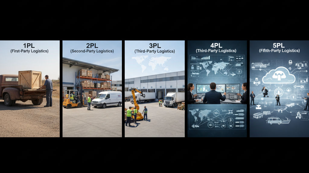 Niveles de servicio logístico 1PL a 5PL