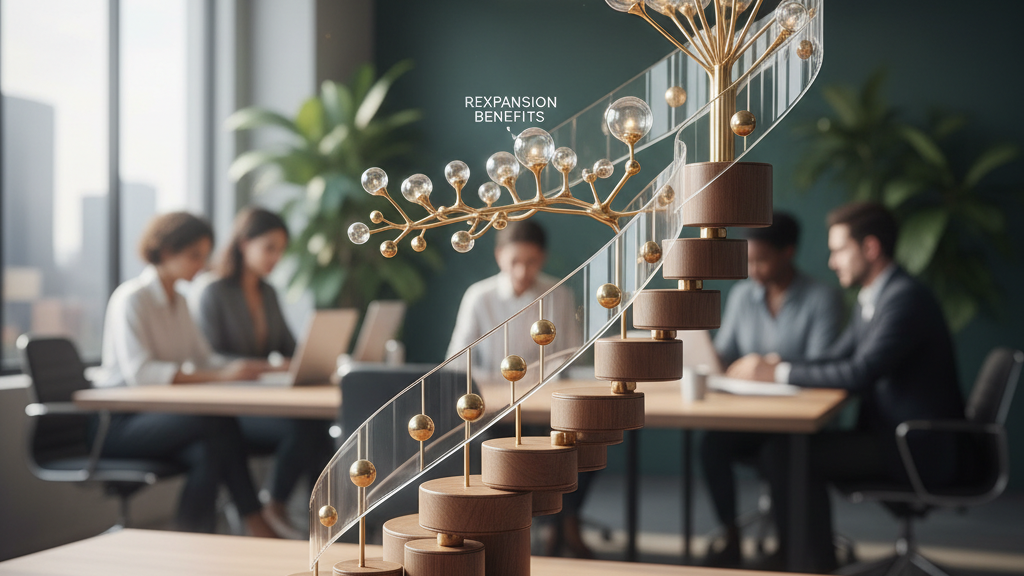 Gráfico de crecimiento empresarial tras crear una sociedad limitada