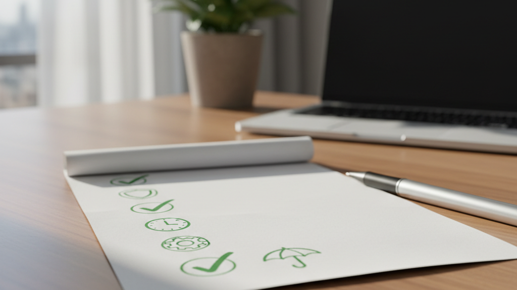 Checklist de selección Lista de criterios clave para elegir la mejor empresa de transporte urgente en España