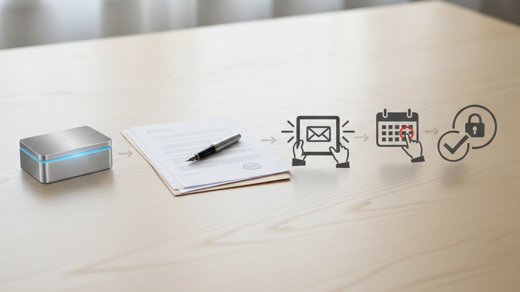 Stepwise guide visual for filing a internal complaint