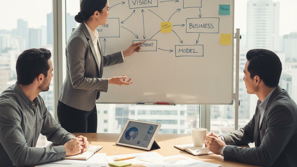 Diagrama que ilustra los diferentes modelos de negocio de una agencia SEO, como consultoría y gestión completa