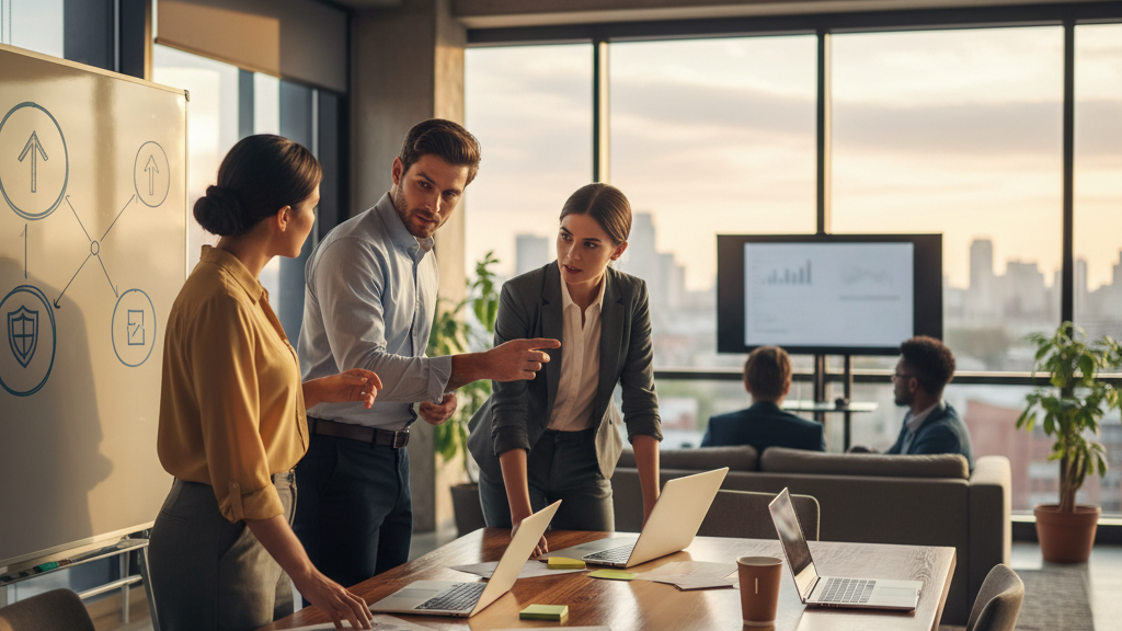 Gráficos que muestran la selección de nicho para una nueva agencia