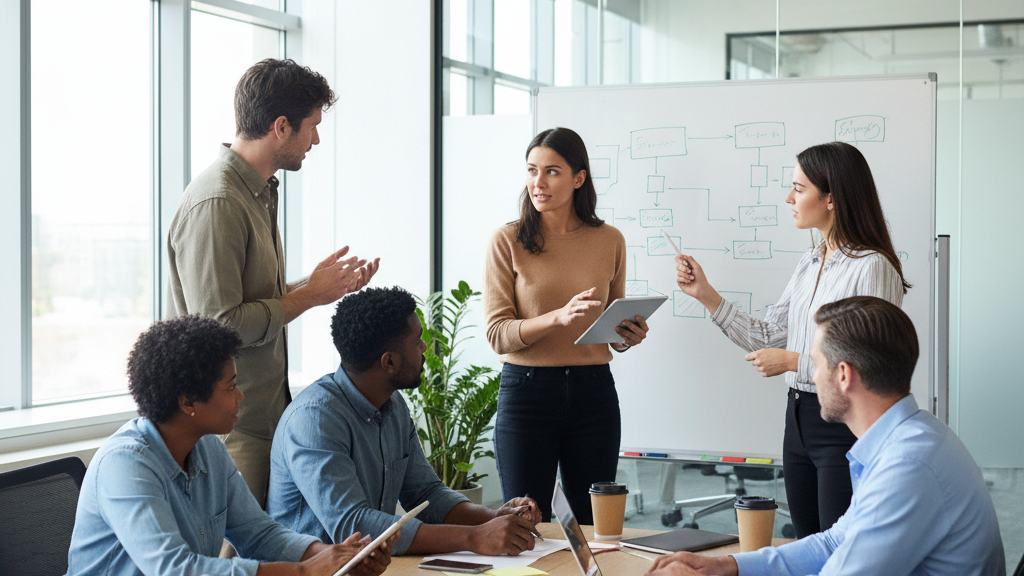 Diagrama de procesos internos para optimizar la operación de la agencia