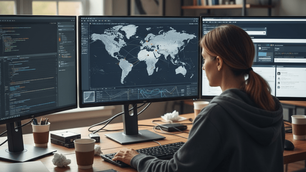 Recopilación OSINT Ejemplo de recopilación OSINT para auditoría de superficie externa, mostrando registros DNS y certificados, dentro de una auditoría de ciberseguridad