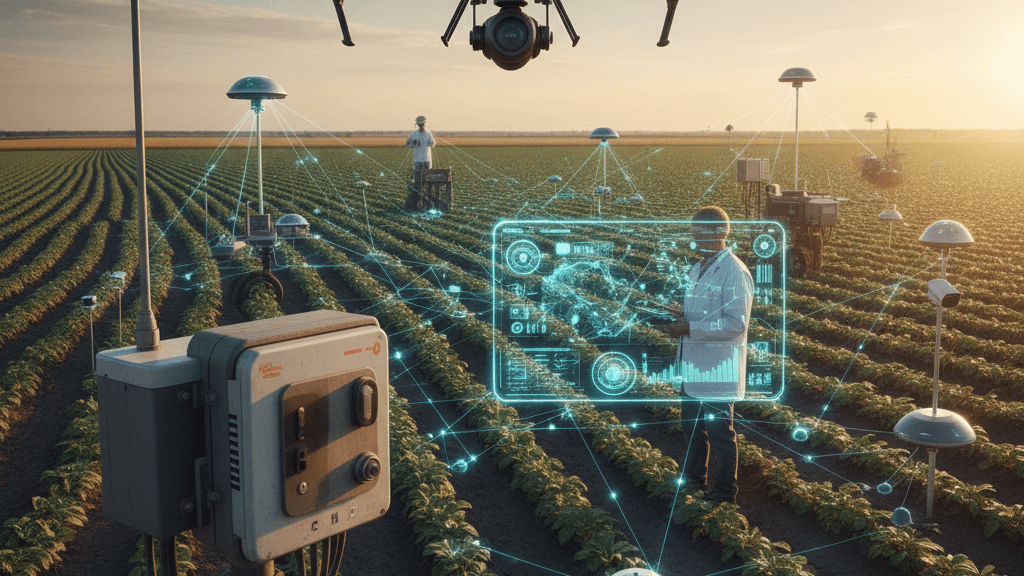 Sensores IoT en camión Sensores IoT y telemetría en camiones para mejorar la gestión eficiente de flotas de transporte